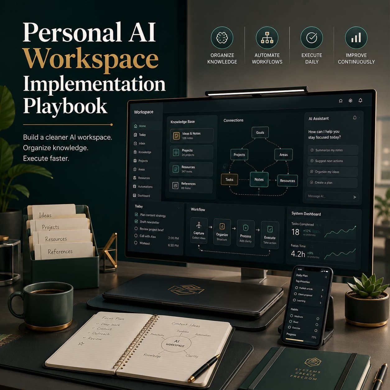 Cover of the Personal AI Workspace Implementation Playbook