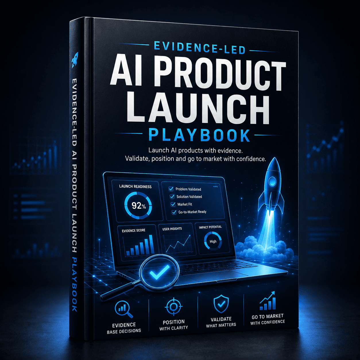 Cover of the Evidence-Led AI Product Launch Playbook